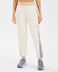 Skechers W Diagonal Lw Fleece Jogger Sweatpant Kadın Eşofman Altı Beyaz S2510048-102