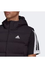 Adidas Helionic Hooded Down Yelek - Siyah