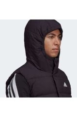 Adidas Helionic Hooded Down Yelek - Siyah