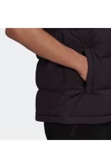 Adidas Helionic Hooded Down Yelek - Siyah
