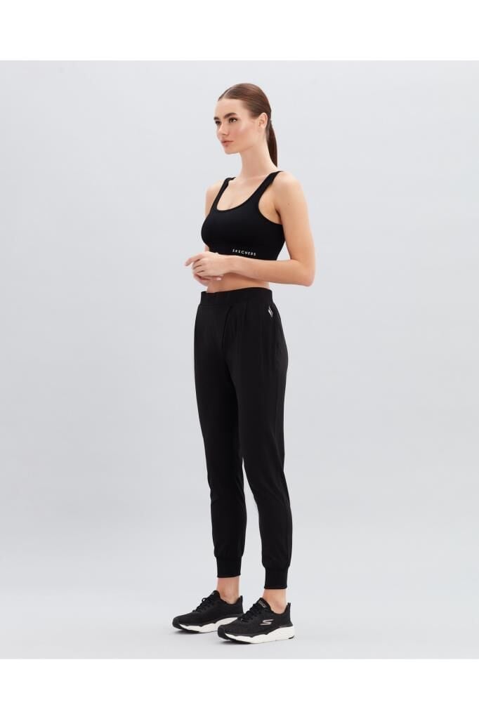 Skechers W Micro Coll Daily Jogger Pant Kadın Siyah Eşofman Altı S211078-001
