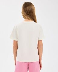 Skechers G Regular Fit Graphic Kız Çocuk Tişört Beyaz SK2510115-102