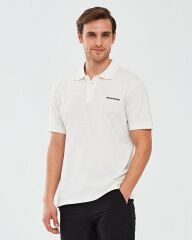 Skechers Polo M Short Sleeve Erkek Polo Yaka Tişört Beyaz S211800-102
