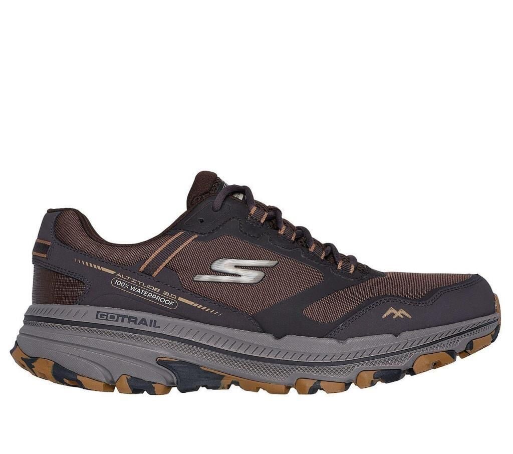 Skechers Go Run Trail Altitude 2.0 Pine Ridge Waterproof Erkek Outdoor Ayakkabı Kahverengi 220757 BRN
