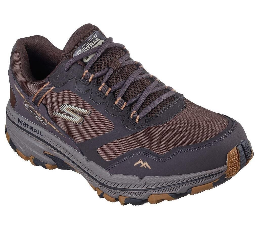 Skechers Go Run Trail Altitude 2.0 Pine Ridge Waterproof Erkek Outdoor Ayakkabı Kahverengi 220757 BRN