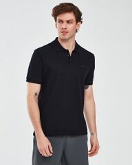 Skechers Polo M Short Sleeve Erkek Polo Yaka Tişört Siyah S211800-001