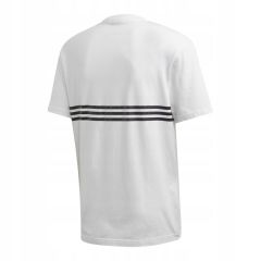 Adidas Erkek Günlük Tişört ED4700 Beyaz Outline Trf Tee