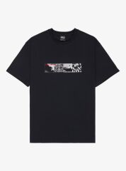 Quiksilver Mens Mercury Fortex Siyah T-Shirt  EQYZT08269 11783
