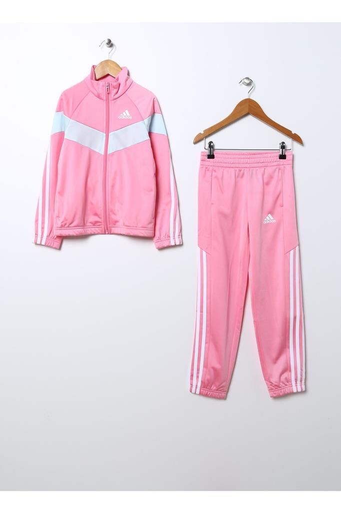 adidas Düz Pembe Kız Çocuk Eşofman Takımı Hl2404 G 3s Cb Ts