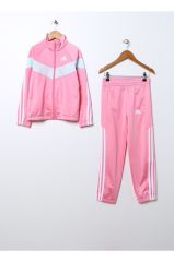 adidas Düz Pembe Kız Çocuk Eşofman Takımı Hl2404 G 3s Cb Ts