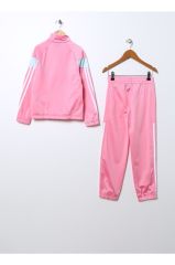 adidas Düz Pembe Kız Çocuk Eşofman Takımı Hl2404 G 3s Cb Ts