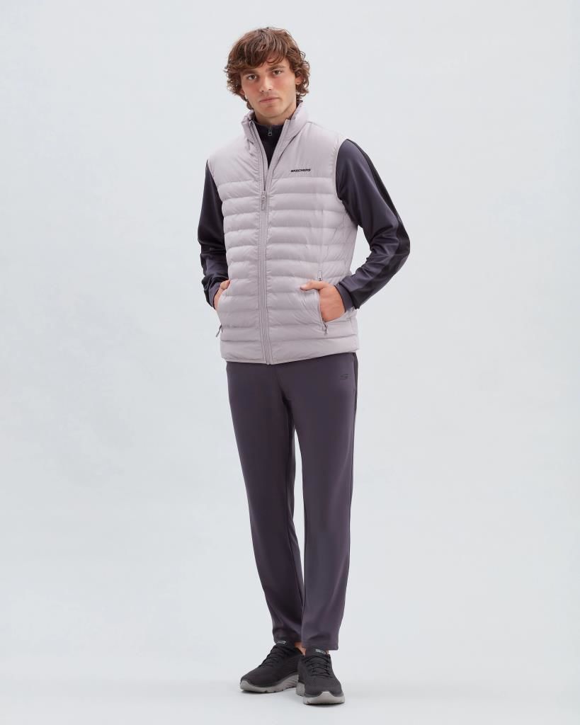Skechers M Essential Vest S202174-506 Erkek Mor Yelek