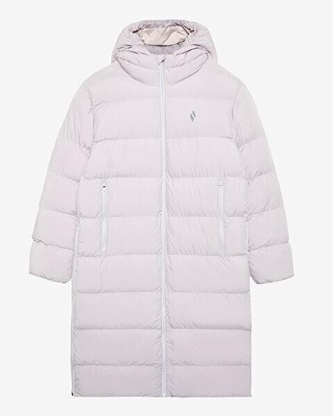 Skechers W Outerwear Puffer Jacket Kadın Mont Uzun Bej S242132-032