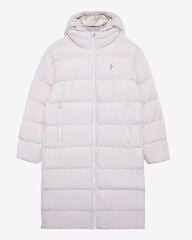 Skechers W Outerwear Puffer Jacket Kadın Mont Uzun Bej S242132-032