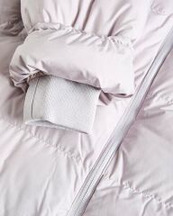 Skechers W Outerwear Puffer Jacket Kadın Mont Uzun Bej S242132-032