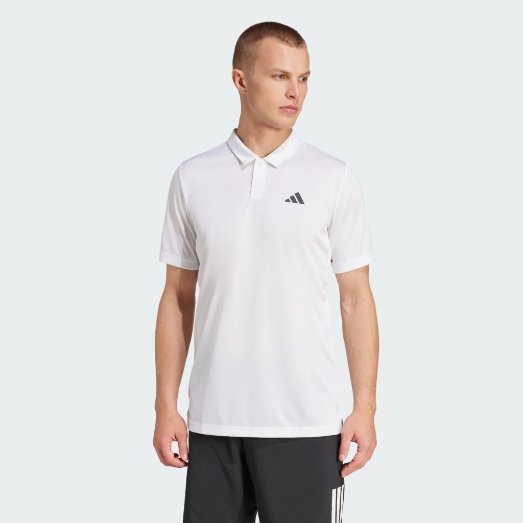 adidas Climacool Erkek Polo Yaka Tişört Beyaz JD8643