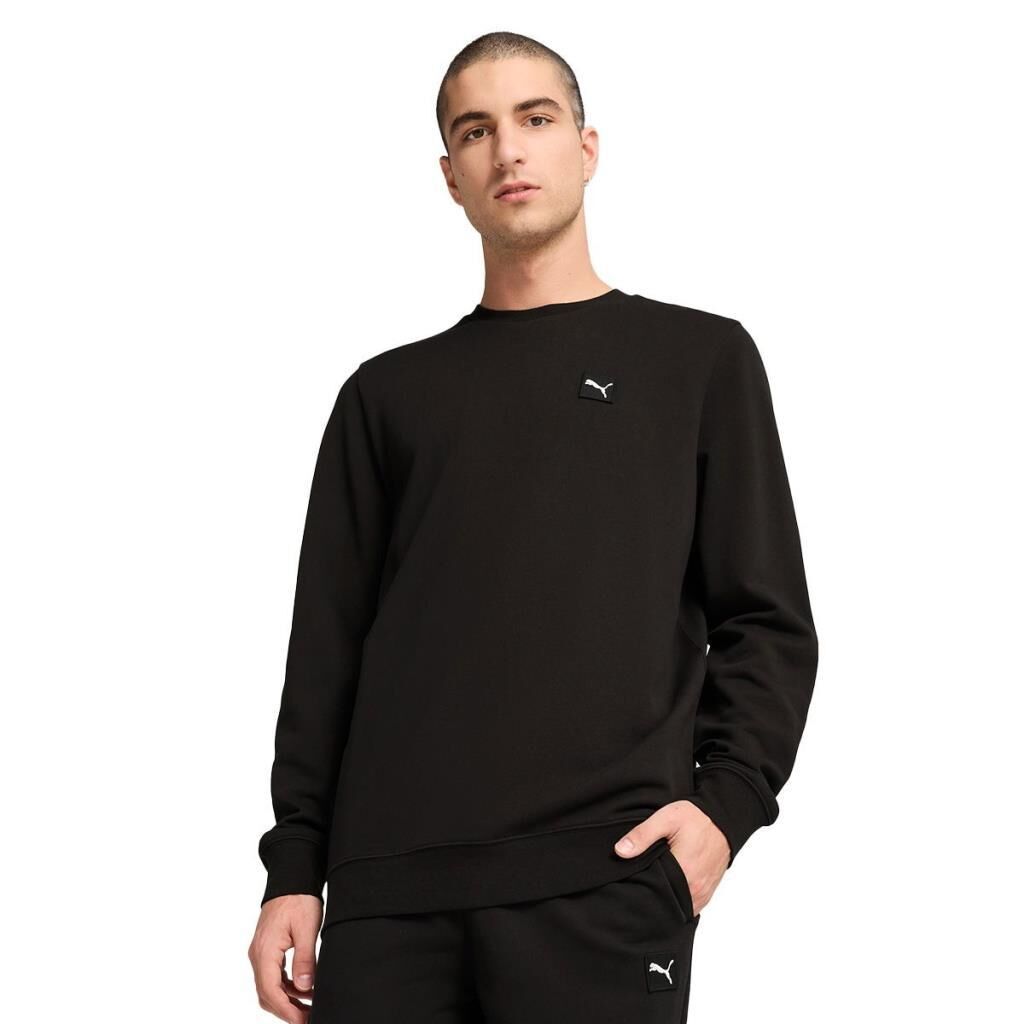 Puma Ess Elevated Crew Erkek Sweatshirt Siyah 68472701