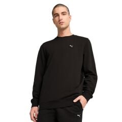 Puma Ess Elevated Crew Erkek Sweatshirt Siyah 68472701