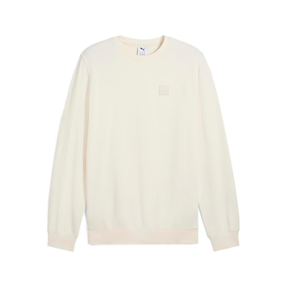 Puma Ess Elevated Crew Erkek Sweatshirt Krem 68472799