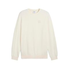 Puma Ess Elevated Crew Erkek Sweatshirt Krem 68472799