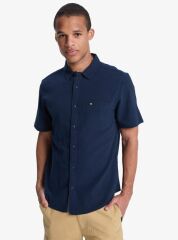 Quicksilver Erkek Rahat Kesim Mavi Kısa Kollu Gömlek - EQYWT04622 KTP0