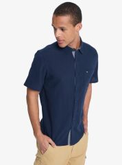 Quicksilver Erkek Rahat Kesim Mavi Kısa Kollu Gömlek - EQYWT04622 KTP0