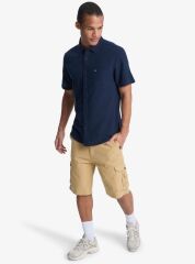 Quicksilver Erkek Rahat Kesim Mavi Kısa Kollu Gömlek - EQYWT04622 KTP0