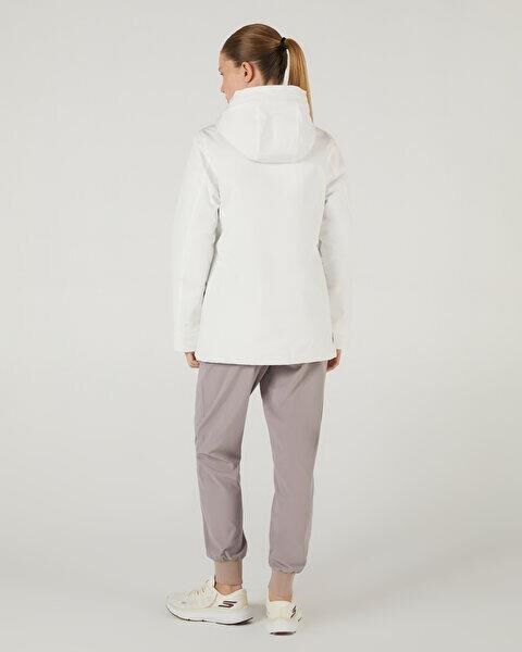 Skechers W Outerwear Padded Jacket Kadın Ceket Beyaz S242041-100