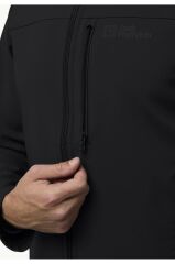 Jack Wolfskin Whirlwind Softshell Erkek Ceket Siyah A62521-6000