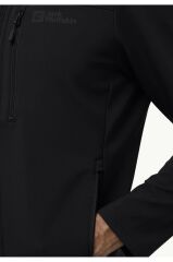 Jack Wolfskin Whirlwind Softshell Erkek Ceket Siyah A62521-6000