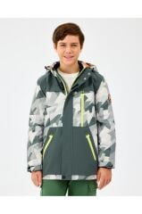 Skechers B Outerwear Padded Jacket Erkek Çocuk Mont Gri SK242025-040