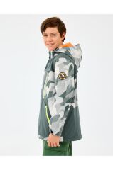 Skechers B Outerwear Padded Jacket Erkek Çocuk Mont Gri SK242025-040