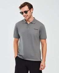 Skechers Polo M Short Sleeve Erkek Polo Yaka Tişört Antrasit S211800-003