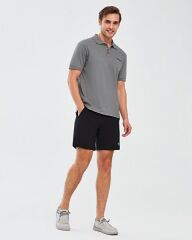 Skechers Polo M Short Sleeve Erkek Polo Yaka Tişört Antrasit S211800-003