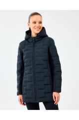 Skechers W Full Zip Jacket Kadın Mont Siyah S242060-3817