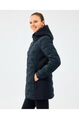 Skechers W Full Zip Jacket Kadın Mont Siyah S242060-3817