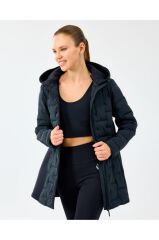 Skechers W Full Zip Jacket Kadın Mont Siyah S242060-3817