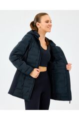 Skechers W Full Zip Jacket Kadın Mont Siyah S242060-3817