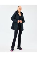 Skechers W Full Zip Jacket Kadın Mont Siyah S242060-3817