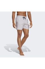 adidas Stripey Classics Short Length Erkek Deniz Şortu Lacivert JI9204