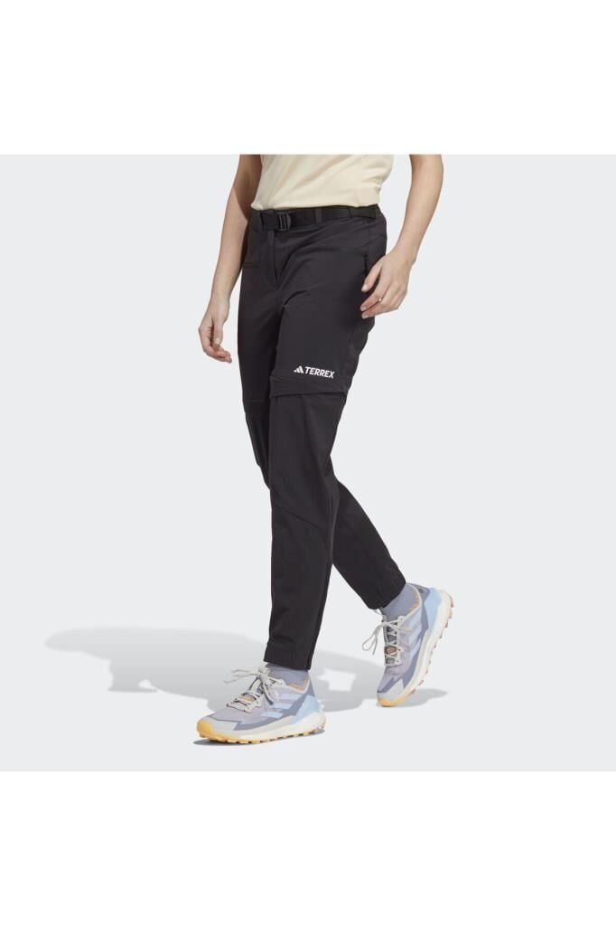 adidas Terrex Utilitas Hiking Zip-off Kadın Outdoor Pantolon Siyah HN2967