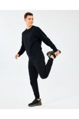 Skechers M Essential Crewneck Erkek Sweatshirt Siyah S2610015-3817