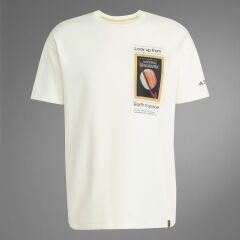 adidas Nat Geo Aeroready Graphic Tee Erkek Tişört Krem JD5962