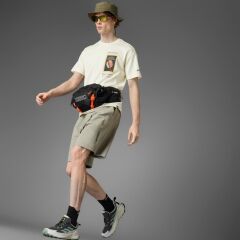 adidas Nat Geo Aeroready Graphic Tee Erkek Tişört Krem JD5962