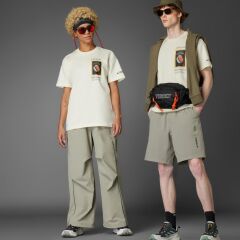 adidas Nat Geo Aeroready Graphic Tee Erkek Tişört Krem JD5962