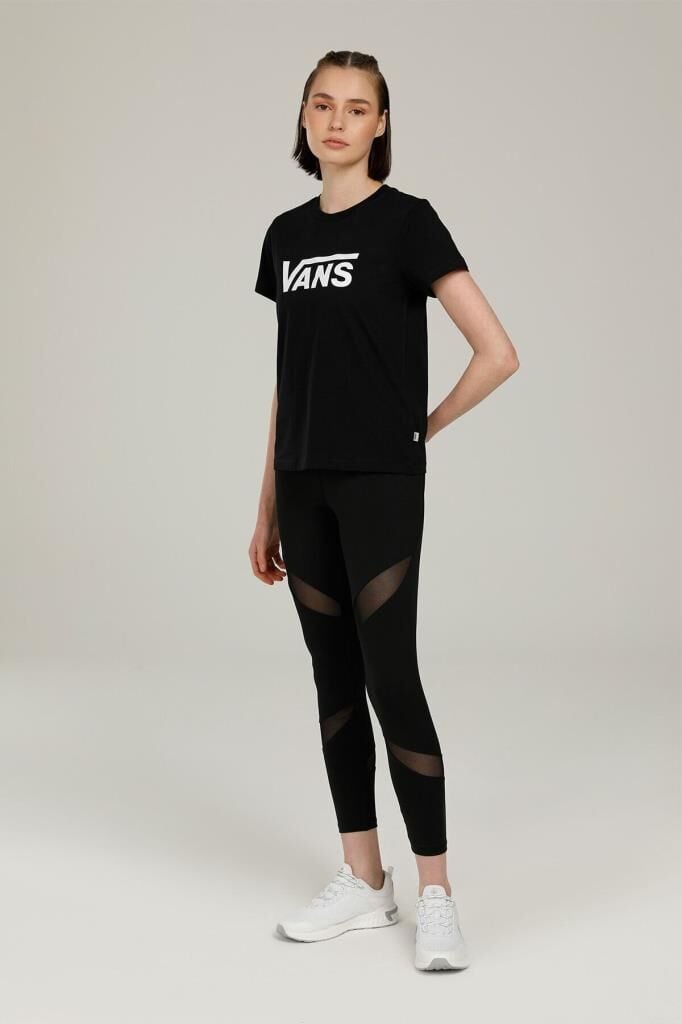 Vans Wm Drop V Ss Crew-b Kadın T-shirt VN0A5HNMBLK1