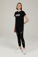 Vans Wm Drop V Ss Crew-b Kadın T-shirt VN0A5HNMBLK1