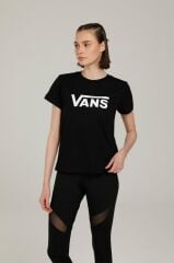 Vans Wm Drop V Ss Crew-b Kadın T-shirt VN0A5HNMBLK1