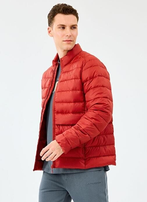 Skechers M Essential Outerwear Padded Jacket Erkek Mont Kırmızı S231242-3912