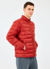 Skechers M Essential Outerwear Padded Jacket Erkek Mont Kırmızı S231242-3912